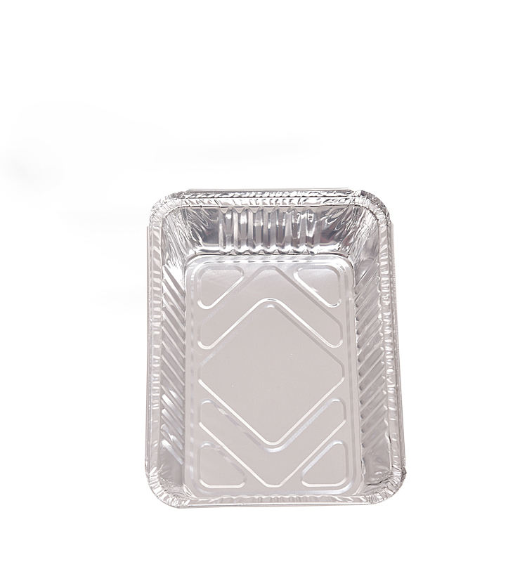 Rectangular Disposable Aluminum Foil Container with Lids - 1000ml Eco-Friendly Food Grade
