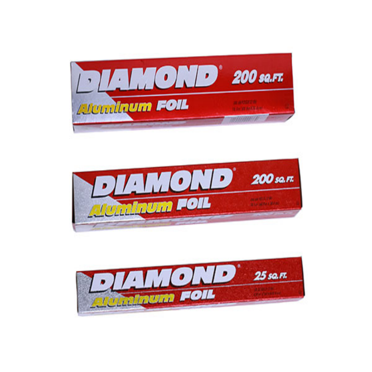 12 Micron Aluminum Foil Roll - 25/37.5 SQ FT for Food Packaging