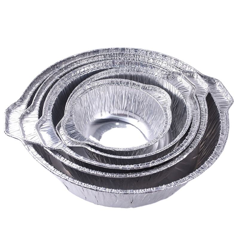 2500ml Heavy Duty Disposable Aluminum Foil Food Container, Eco-Friendly, Air Fryer Safe
