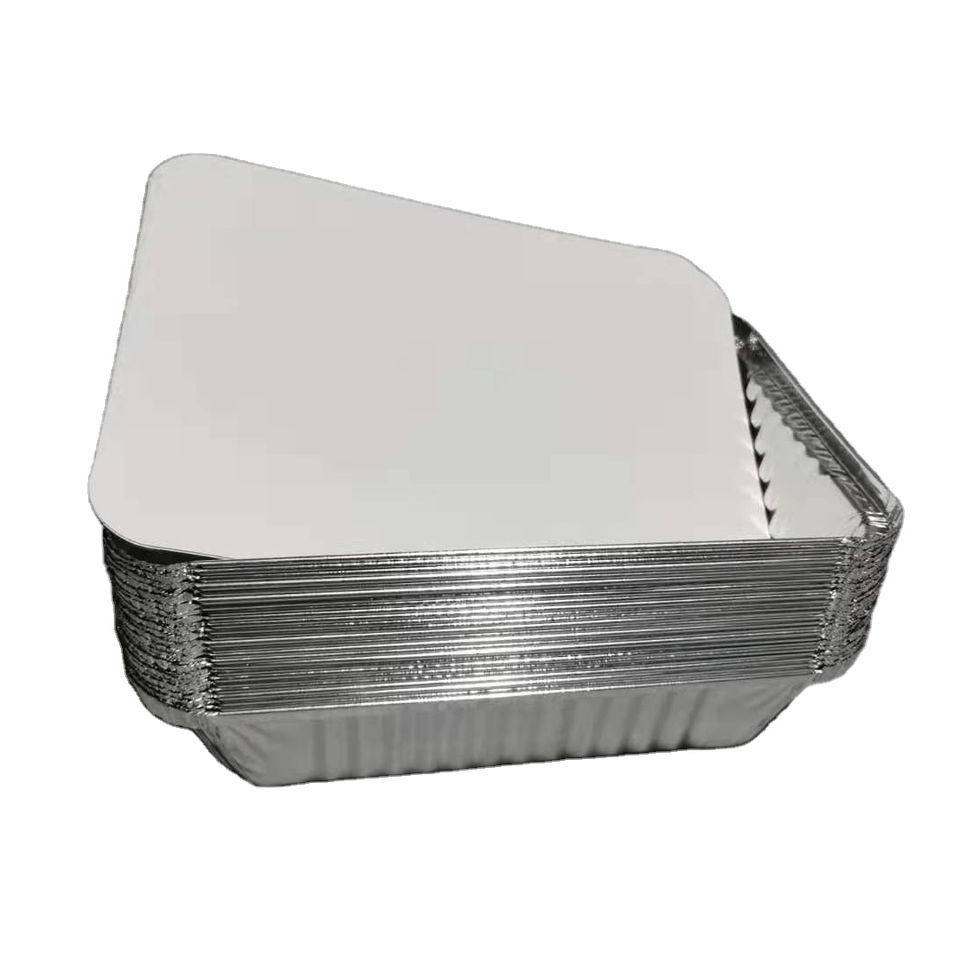 Heavy Duty Aluminum Foil Takeaway Containers with Lids - Oven & Freezer Safe, Eco-Friendly