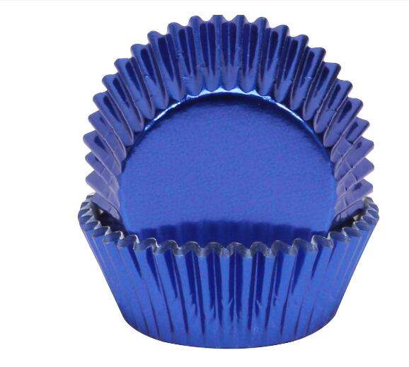 Eco-Friendly Paper Aluminum Foil Muffin Cups - Rose Gold Baking Cup Liners