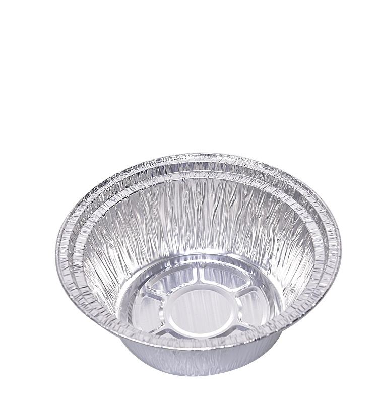 Disposable Round Aluminum Foil Baking Pans with Cardboard Lids