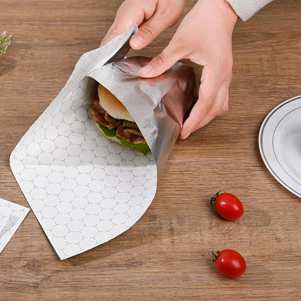 Eco-Friendly Insulated Aluminum Foil Sandwich Wrap Paper for Food Packaging