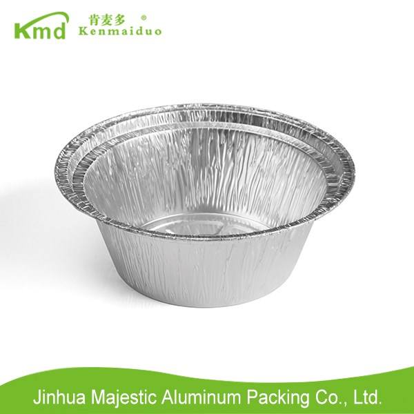 Eco-Friendly 120ml Aluminum Foil Baking Cups with Flat Lids