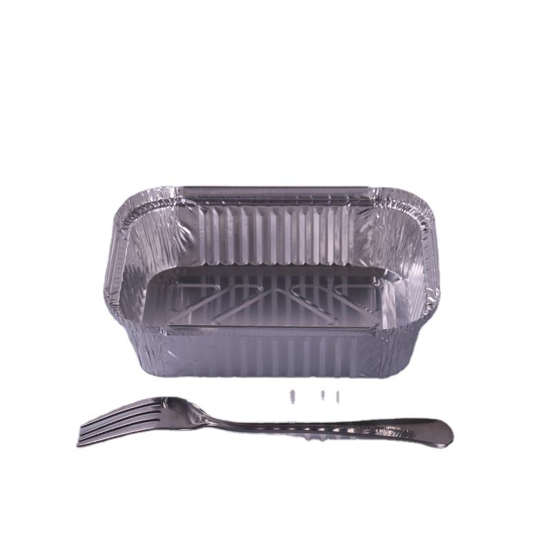 600ml Food Grade Aluminum Foil Bread Loaf Pan with Rectangular Lid