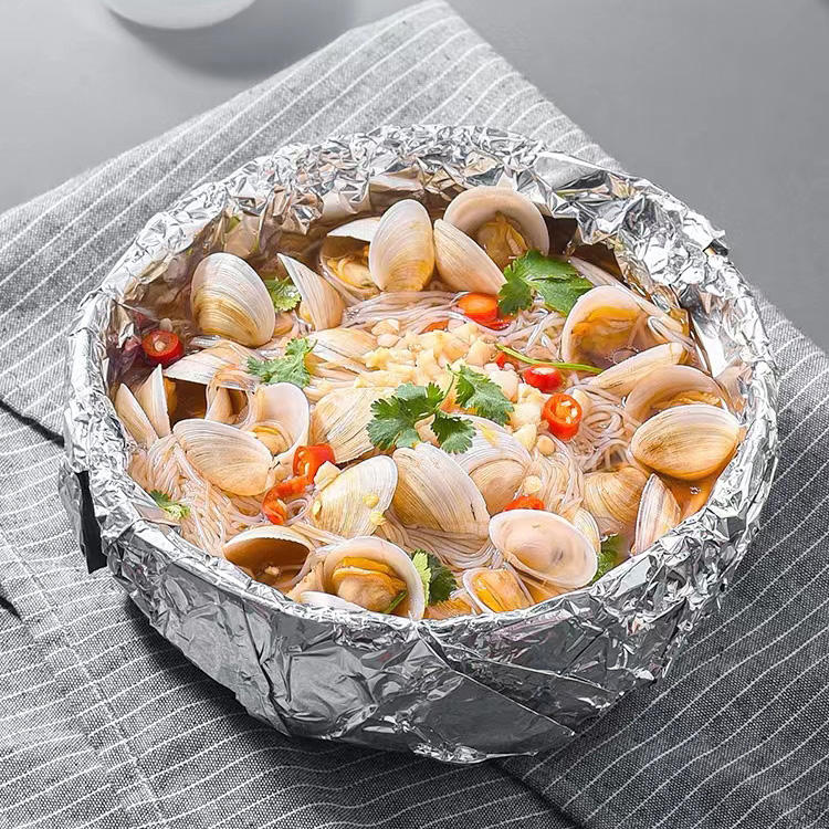 Heavy Duty Disposable Aluminum Foil Pans with Lids for Takeaway & Baking