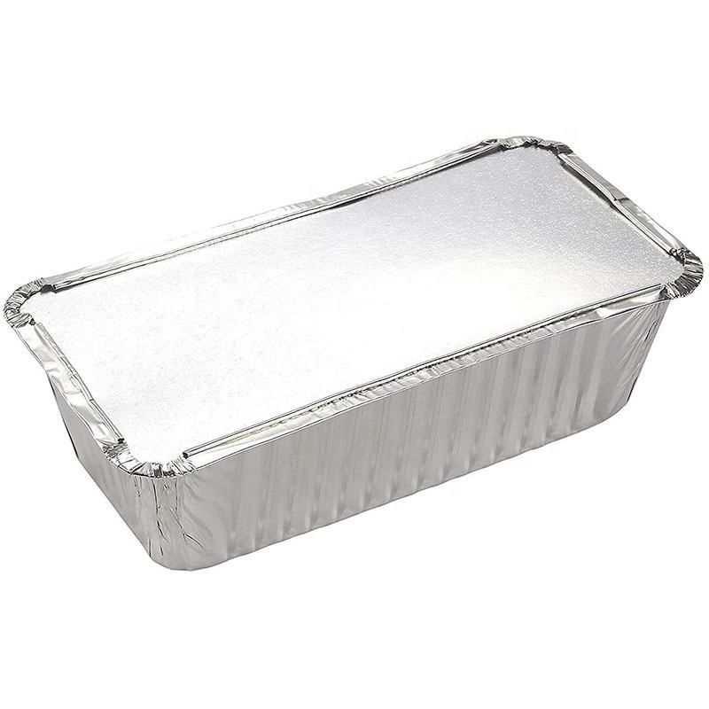Custom 900ml Aluminum Foil Lunch Box – Disposable Takeout Mini Loaf Pan