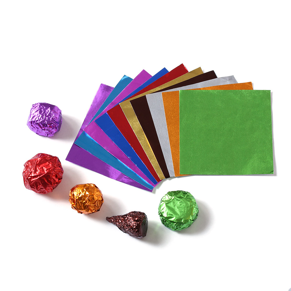 Custom Food-Grade Aluminum Foil Sheets for Chocolate Wrapping