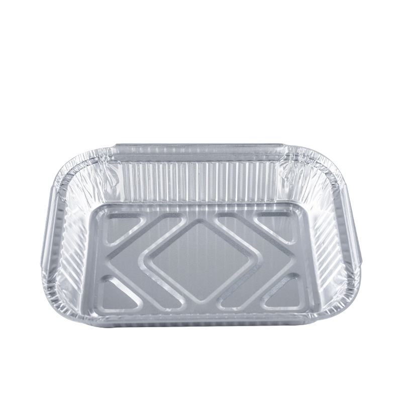 600ml Food Grade Aluminum Foil Bread Loaf Pan with Rectangular Lid