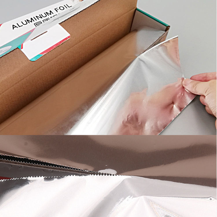 12 Micron Aluminum Foil Roll - 25/37.5 SQ FT for Food Packaging