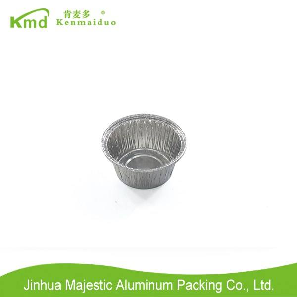 Eco-Friendly 120ml Aluminum Foil Baking Cups with Flat Lids