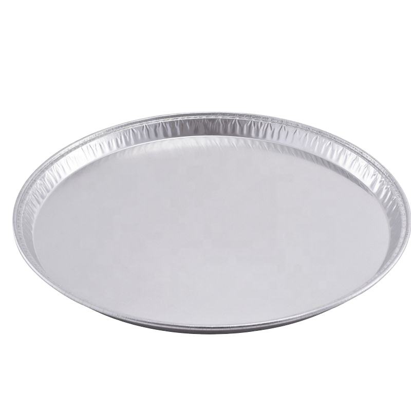 Hard Temper Disposable Aluminum Foil Pizza Pan - 12 to 18 Inch Sizes