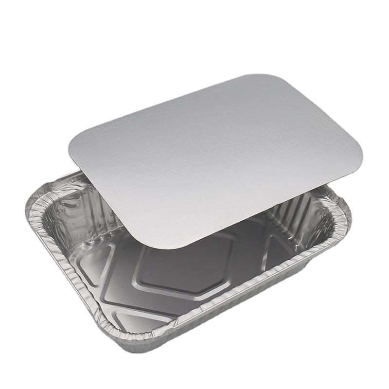 1750ml Aluminum Foil Food Container with Lid - Eco-Friendly, Disposable & Durable