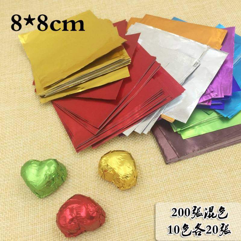Custom Food-Grade Aluminum Foil Sheets for Chocolate Wrapping