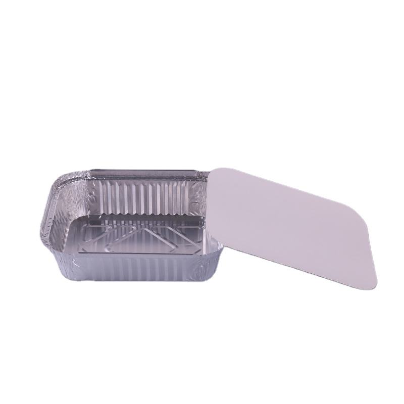 600ml Food Grade Aluminum Foil Bread Loaf Pan with Rectangular Lid