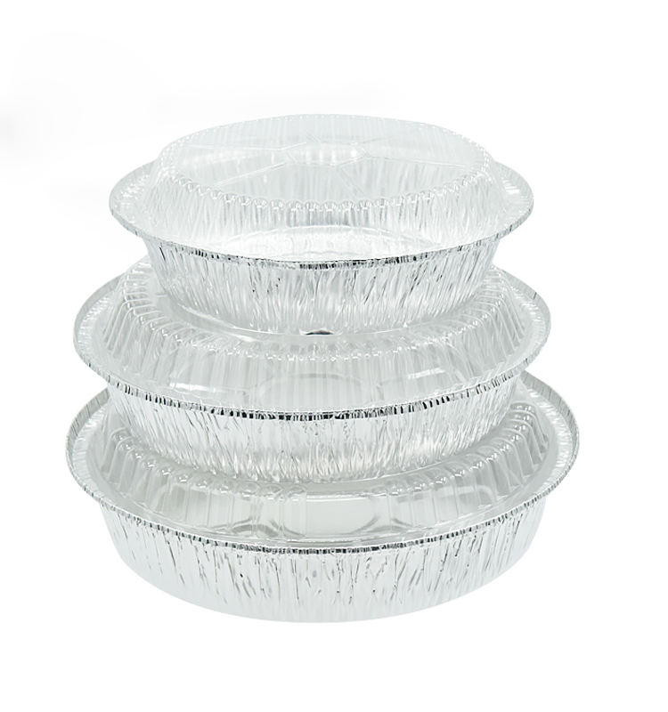 Aluminum Foil Pizza Containers - Eco-Friendly Takeout Pans 7-12 Inch
