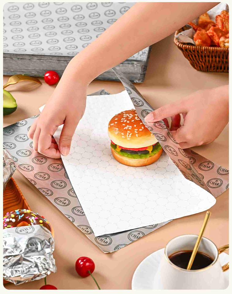 High Purity Catering Aluminum Foil with Custom Logo Tissue Paper Core
