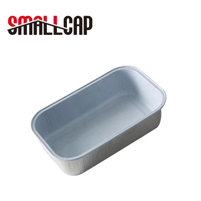 168x108x35mm 380ml Aluminum Foil Casserole with Lid for Inflight Meals