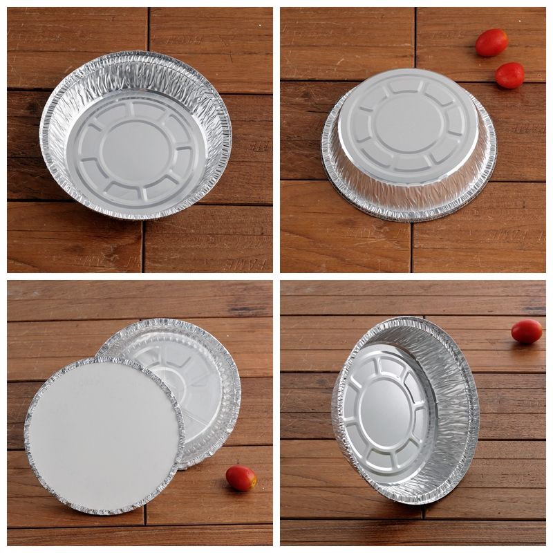 Durable Aluminum Foil Food Containers with Lids - Eco-Friendly Takeout Packaging