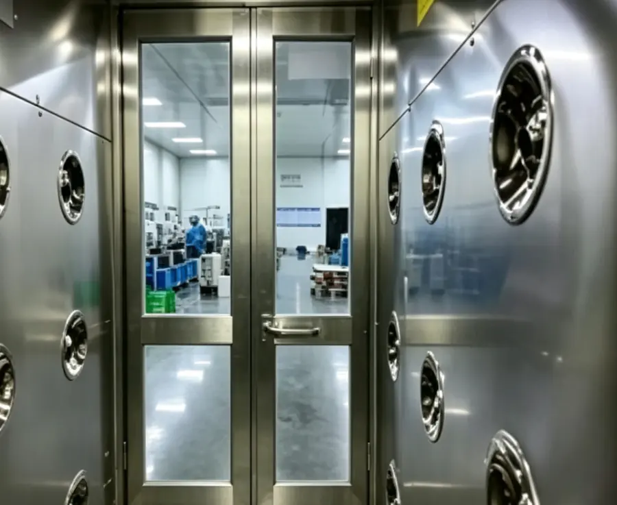 Clean room for food-grade manufacturing